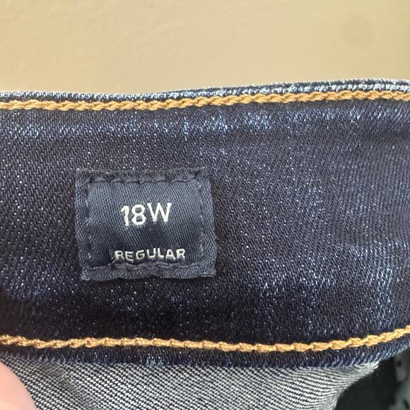 Lucky Brand Ginger Boot Jeans 18W Dark Wash Stretch Denim Mid Rise Bootcut - Picture 11 of 14